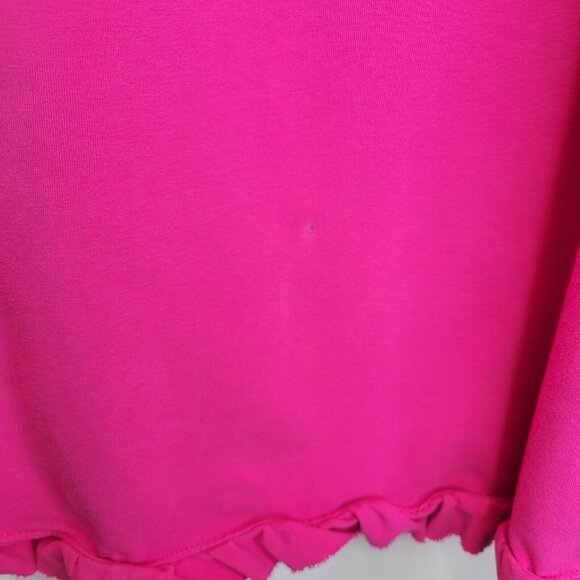 Hanna Andersson Girl's Size 120 Dress Short Sleeve Ruffle Trim Pink - Picture 7 of 7